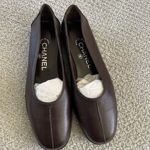 Chanel Leather Ballerina Flats size 7